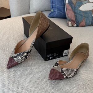 Sadie Flats in Snakeskin-Women's Shoes